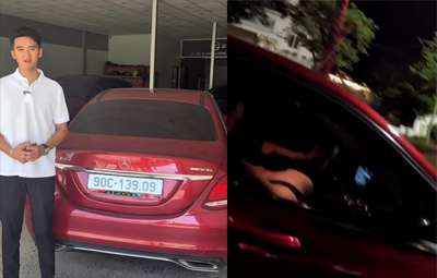 Bú Cu Trên Xe Mẹc Màu Đỏ Hà Nam Ngày Trên Đường Hot Nhất Hôm Nay